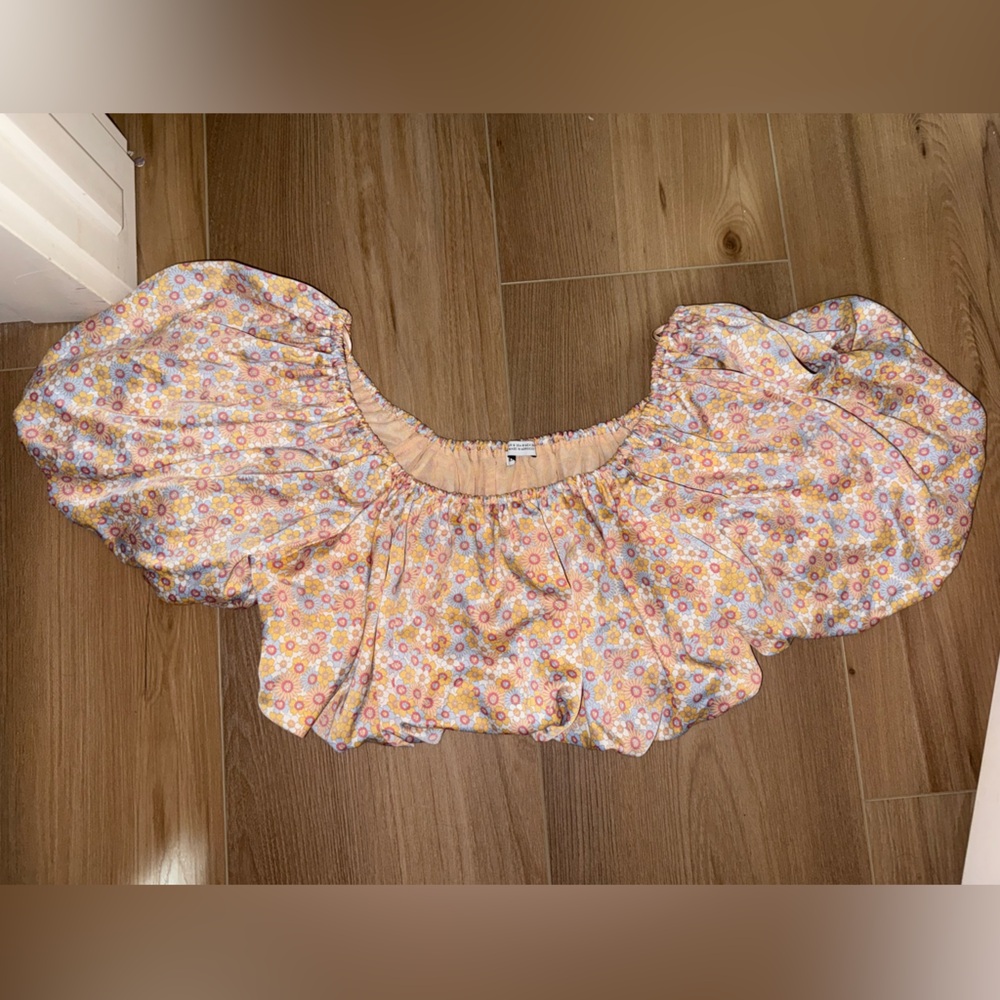 Zara Colorful Floral Top
